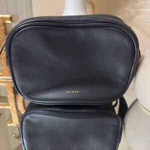 State Black crossbody Bag